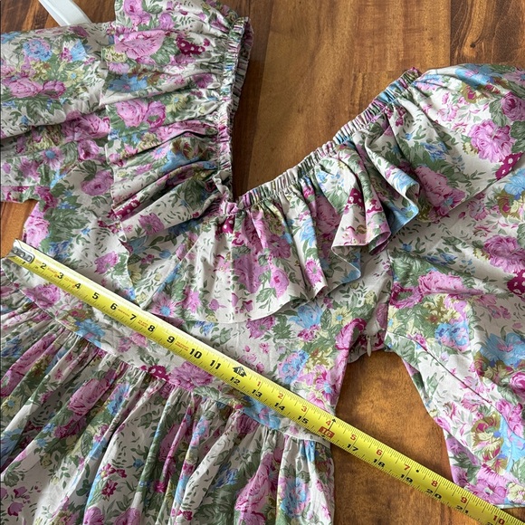 Floral Ruffle Dress - Picture 10 of 14